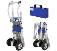 Carro eléctrico para subir escaleras con mango plegable y batería de larga duración para transporte de cargas pesadas