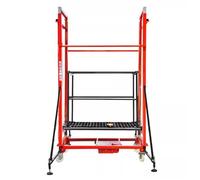 Carro elevador eléctrico con control remoto, elevador de carga móvil plegable para construcción en interiores y exteriores