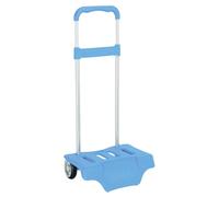 Carro Escolar Portamochila SAFTA Grande Azul Claro 30 x 85 x 23 cm.