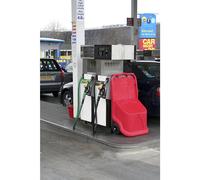 eurokraft basic Carro universal, ideal para graneles, contenido 75 l, rojo