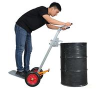Carro for tambor de aceite de carga de 450 kg, plataforma rodante for tambor de aleación galvanizada de alta resistencia con ruedas de PU for tambores de 55 galones(4 Wheel,IW)