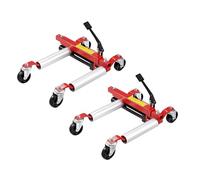 Carro hidráulico con mecanismo de trinquete para posicionamiento de vehículos, carrito de elevación de neumáticos para coches, camiones, caravanas y remolques