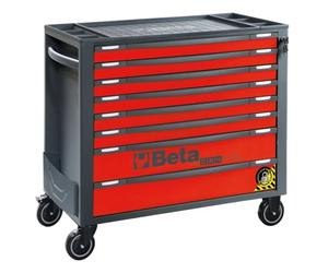 Carro Lungo Beta RSC24AXL 8-R Con 8 Cajones Rojo Antivuelco
