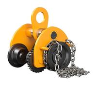 Carro Manual con Cadena de 0,5 Toneladas, Carro con Viga de Empuje de Acero con Capacidad for 1100 Libras, Ancho de Brida Ajustable de 2 a 3,9 Pulgadas(6m/19.7ft)