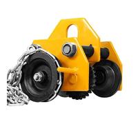 Carro Manual de Alta Resistencia, Carro de viga Ajustable con Dos Ruedas, grúa de 1 tonelada de Capacidad, Adecuado para soluciones eficientes de logística y elevación.