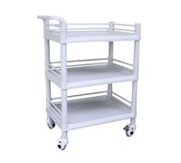 Carro médico portátil con ruedas, solución de almacenamiento móvil para salón de belleza para hospital, clínica dental y uso doméstico