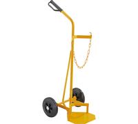 Carro para bombonas de acero eurokraft basic, para 1 bombona de acero de 140 - 250 mm de Ø