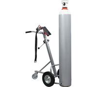 Carro para bombonas de gas con correa tensora para 1 bombona de Ø 100 - 320 mm