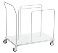 Carro para cajas de cartón LT610 Treston, con 4 arcos separadores