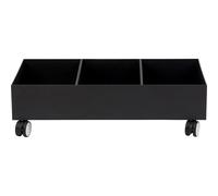 Carro para contenedores de material reciclable Paperflow, para 3 recipientes