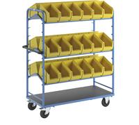 Carro para hacer lotes eurokraft pro, L x A x H 1500 x 650 x 1750 mm