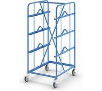 Carro para hacer lotes eurokraft pro, L x A x H 810 x 660 x 1520 mm