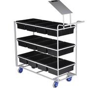 Carro para hacer lotes MATADOR, gris