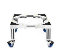 Carro para lavadora ajustable de alta resistencia con ruedas - Carro para electrodomésticos para frigoríficos, congeladores y secadoras, base de 45-65 cm, compatible con lavadoras y refrigeradores