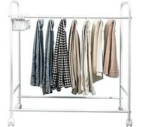 Carro para Pantalones Extragrande con 20 Perchas extraíbles: un Armario de Metal para Guardar Pantalones, Vaqueros, Corbatas y Bufandas: una solución Que Ahorra Espacio para su Armario y bañ