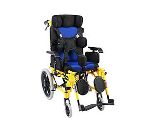 Carro para silla de ruedas para parálisis cerebral, multifuncional, reclinable, para adultos y niños, ideal para necesidades especiales