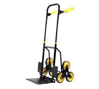 Carro para Subir escaleras Carro for Subir escaleras, Carro de Mano Plegable for y Bajar mercancías(Yellow)