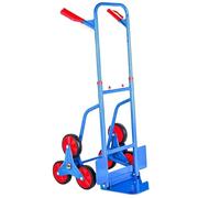 Carro para Subir escaleras Vehículo Plegable con Ruedas for Subir y Bajar mercancías escaleras(Blue)