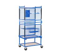 Carro para taller mecánico - para piezas de chapa - 60 x 90 x 202 cm - 220 kg | MSW