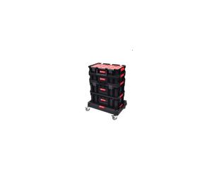 Carro para taller qbrick xxl con ruedas y caja de herramientas móvil
