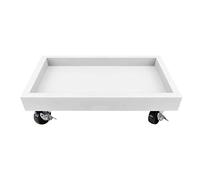 Carro pequeño para plantas con ruedas, soporte para plantas de interior para macetas, rodillo móvil para plantas, bandeja para macetas, estante para macetas al aire libre, paleta de plantas con ruedas