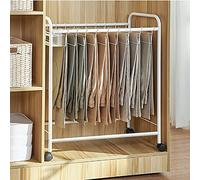 Carro Perchero para Pantalones con Ruedas de Alta Resistencia, Perchero Independiente Que Ahorra Espacio, Adecuado para Jeans y Pantalones Casuales, Percha para Armario de Estilo japonés.