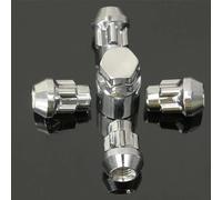 Carro Pernos Rueda 4 Uds Tuercas De Cubo De Rueda 12x1,5mm 60 Grados Accesorios De Coche Pernos De Rueda Tuercas Pernos Con Piezas De Repuesto De Llave