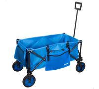Carro Playa Plegable Aktive Capacidad 80 Kg, 30,5x20,5x74 Cm, Azul