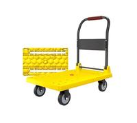 Carro plegable multifuncional portátil para uso doméstico, carrito plano resistente para un fácil transporte y almacenamiento, ideal para mover y transportar cargas