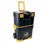 Carro portaherramientas / maletín de herramientas con ruedas 460x280x665 mm. caja de almacenamiento, organizador de maletín