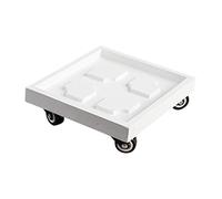 Carro portamacetas con Ruedas de Alta Resistencia - Transportador de macetas cuadradas, soporta 75 kg, Ideal para facilitar el Transporte en jardinería Interior y Exterior, ama