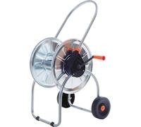 carro portamanguera - carro resistente para almacenamiento de mangueras, diseño de rueda, capacidad para hasta 100 metros, fácil movilidad.