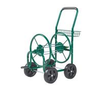 Carro portamangueras metal (xl) 3/4 pulgadas 86 x 44 x 95 cm verde [pro.tec]