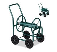 Carro portamangueras soporte para manguera 10,8 kg 4 ruedas carro de riego
