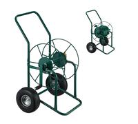Carro portamangueras soporte para manguera 2 ruedas carro de manguera 9,6 kg