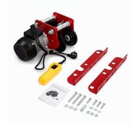 Carro Portapolipasto Eléctrico 1T, 220V 370W, 10 m/min para Viga I | Carga de 1000 kg, Motor 370 W y Avance de 10 m/min para Mover Polipastos Sobre Vigas I Compatibles 68-120cm Ancho Ajustable