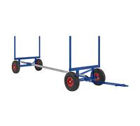 Carro profesional para objetos largos Kongamek, carga máx. 3,5 t, longitud 4 m
