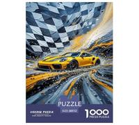 Carro Puzzles Imposible,desafío para Adultos Interesante Juego EduGatoivo 1000 Piezas Obra De Arte De Juego De para Adultos Y Niños Mayores De 12 Años 52x38cm/1000pcs