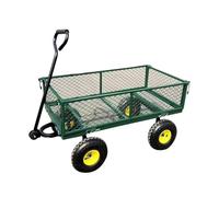 Carro Resistente De Arrastre Manual con Ruedas Sólidas For Facilitar El Transporte Comercial, Trabajos De Jardinería Y Pesca.