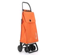 Carro Rolser Akanto MF 4 Ruedas 2 Giratorias Plegable Naranja