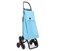 Carro Rolser Akanto MF 6 Ruedas Sube Escaleras Plegable - Celeste