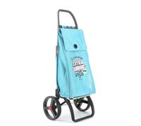 Carro Rolser Akanto Mr.Wonderful 2 Ruedas Grandes Plegable Celeste - Extra Large Smile