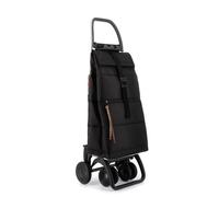 Carro Rolser Big Polar 4 Ruedas 2 Giratorias Plegable Negro