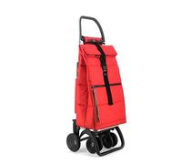 Carro Rolser Big Polar 4 Ruedas 2 Giratorias Plegable Rojo