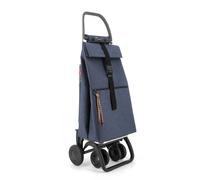 Carro Rolser Big Tweed 4 Ruedas 2 Giratorias Plegable Marino