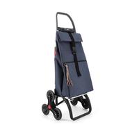 Carro Rolser Big Tweed 6 Ruedas Sube Escaleras Plegable - Marino