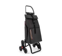 Carro Rolser Big Tweed 6 Ruedas Sube Escaleras Plegable - Negro
