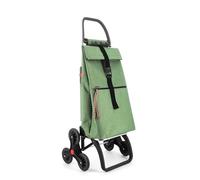 Carro Rolser Big Tweed 6 Ruedas Sube Escaleras Plegable Verde