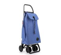 Carro Rolser I-Max Tweed 4 Ruedas 2 Giratorias Plegable Azul