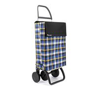 Rolser - JEA036-1023 bolsa de compras Negro, Azul Bolsa para carrito de la compra